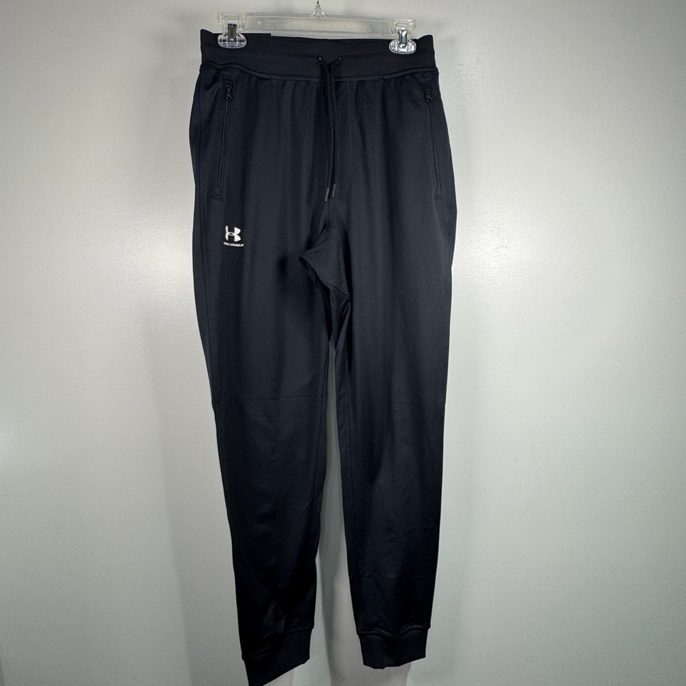 Under Armour Black Jogger Pants Loose Fit Athletic Sweatpants Mens M Athleisure